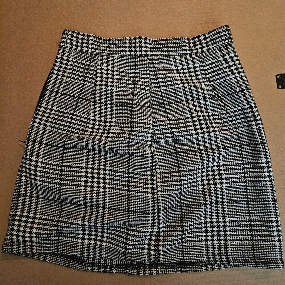 Plaid Mini Skirt